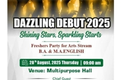 Freshers Party for Arts Stream  Dazzling Debut 2025