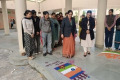 Rangoli Compitition on National voters day 2025